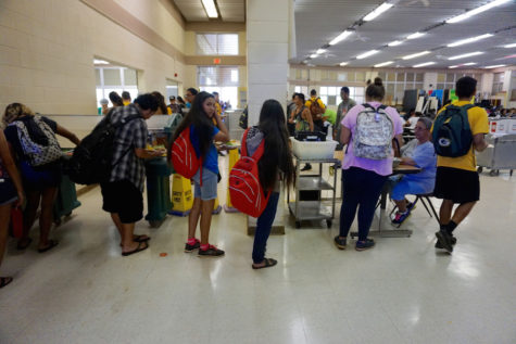More students are eating lunch due to new free lunch policy.