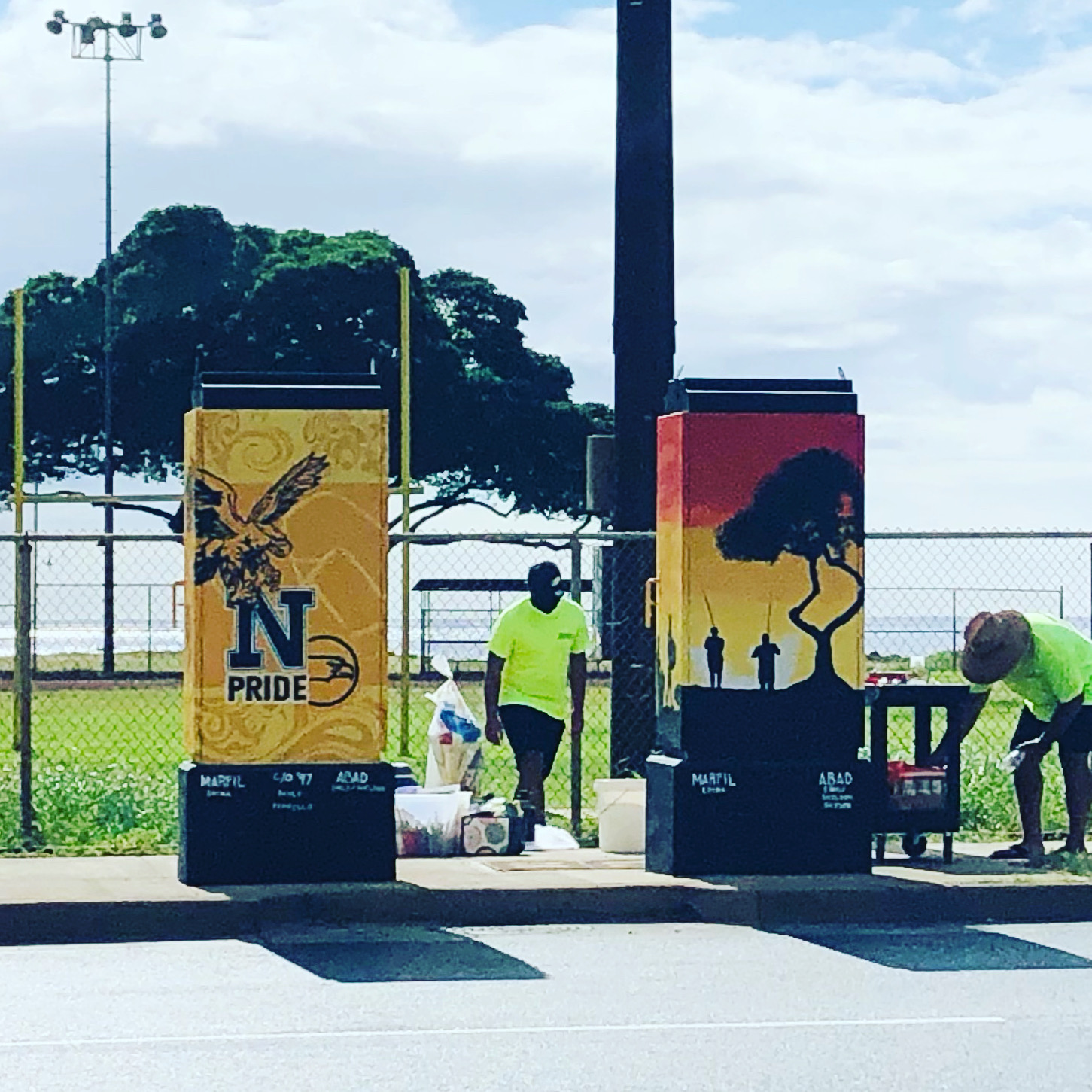 Alumni's Artistic Talent Displayed on Aloha Traffic Boxes
