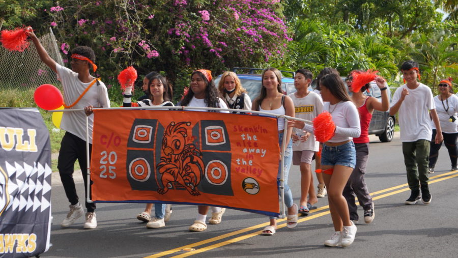 The Homecoming Parade is one of the highlights of Homecoming Week.