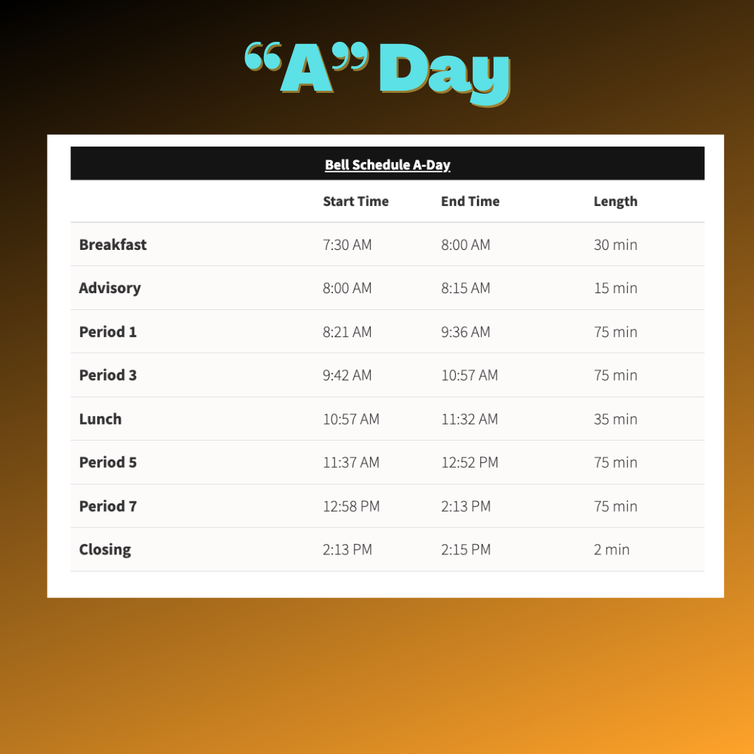 New School Year Brings New Bell Schedule