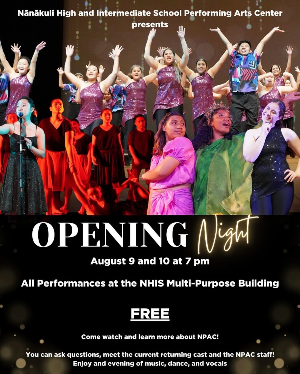 Nānākuli High & Intermediate School Performing Arts Center Presents “Opening Night,” a Free Musical Revue