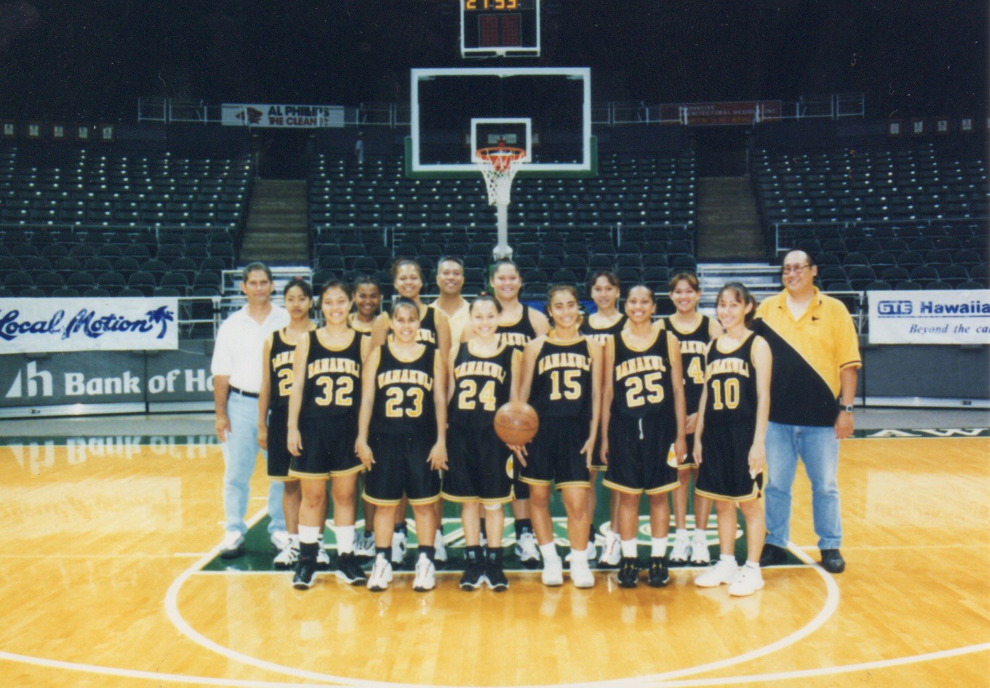 The 1999 Girls Basketball team; this was the second team that made the State Tournament.