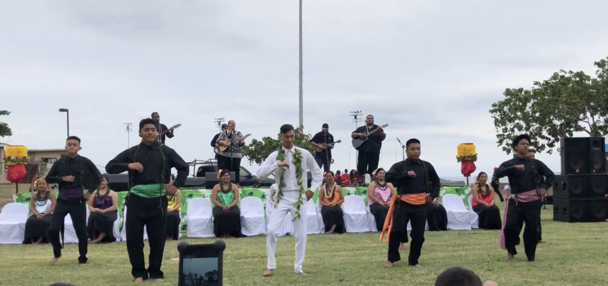 2018 was the last year that the May Day Ho’olaule’a was on the middle field. The event was supposed to be on the field in 2019, but it was moved to the cafeteria parking lot due to rain.